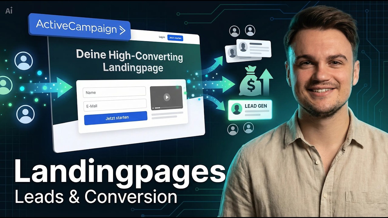 ActiveCampaign Landing Pages erstellen 2026, so baust du Formulare & Tracking in ActiveCampaign