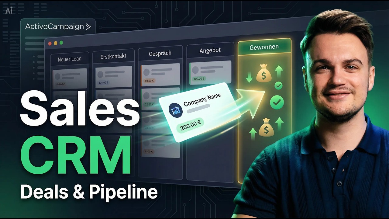 ActiveCampaign Sales CRM erklärt, Pipelines, Deals und Follow-ups automatisieren, Kurs 2026