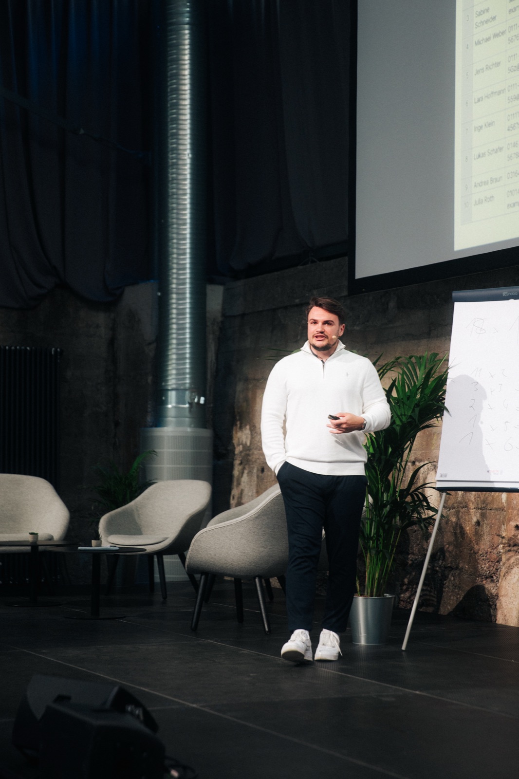 Tom Wenk – Workshop auf der Bühne